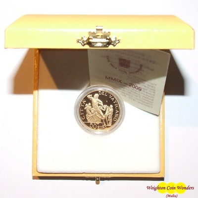 2009 Gold Proof €50 - Masterpieces of Sculpture - "Laocoonte"